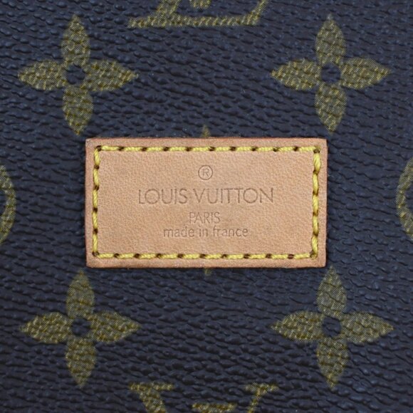 LOUIS VUITTON Logo Saumur 43 Shoulder Bag Monogram Leather Brown - Picture 12 of 16